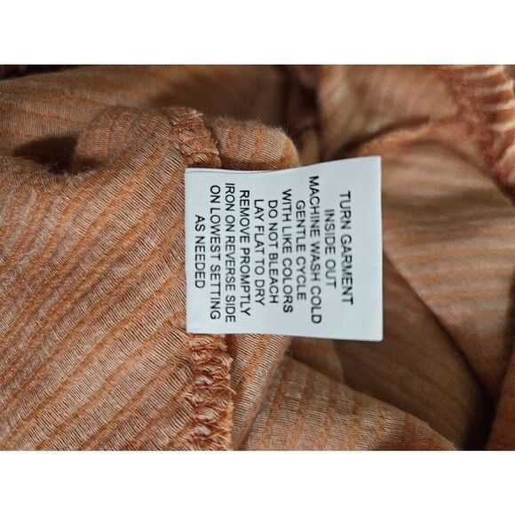 NY Collection v neck cinched dusty peach top. Size 3X. NWT. - Picture 5 of 5